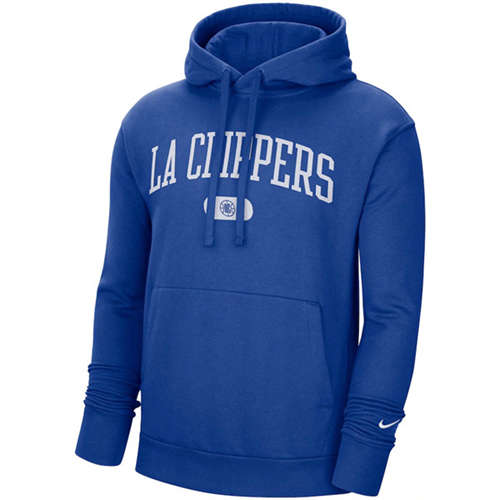 Los Angeles Clippers 2021 Blue Heritage Essential Pullover Hoodie